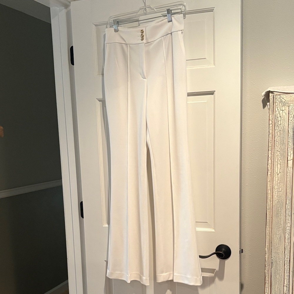Elegant White Women's Pants